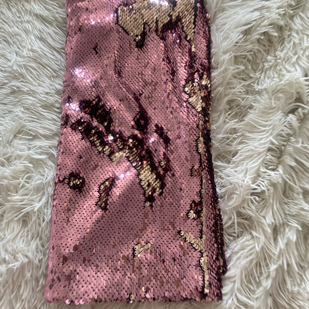 Forever 21 Pink Sequin Mini Skirt